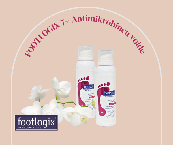Footlogix 7+ ärtyneen kuivan,sienimäisen  ihon vaahtovoide 125ml